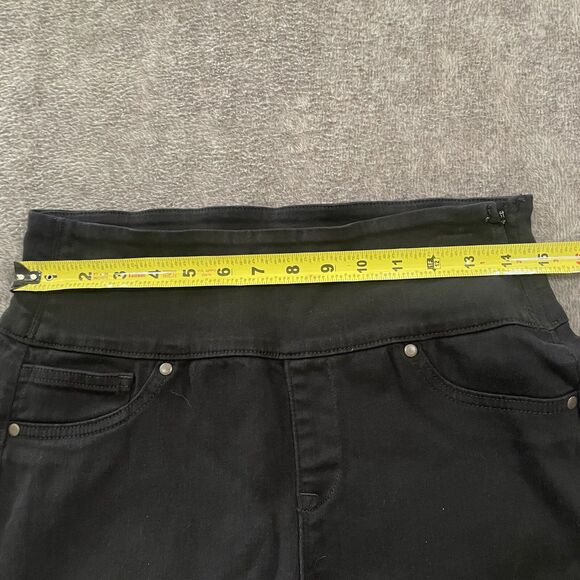 Spanx Pants Women's Size Large Black Pull On Legging Denim Ankle Skinny Stretch - Picture 6 of 11